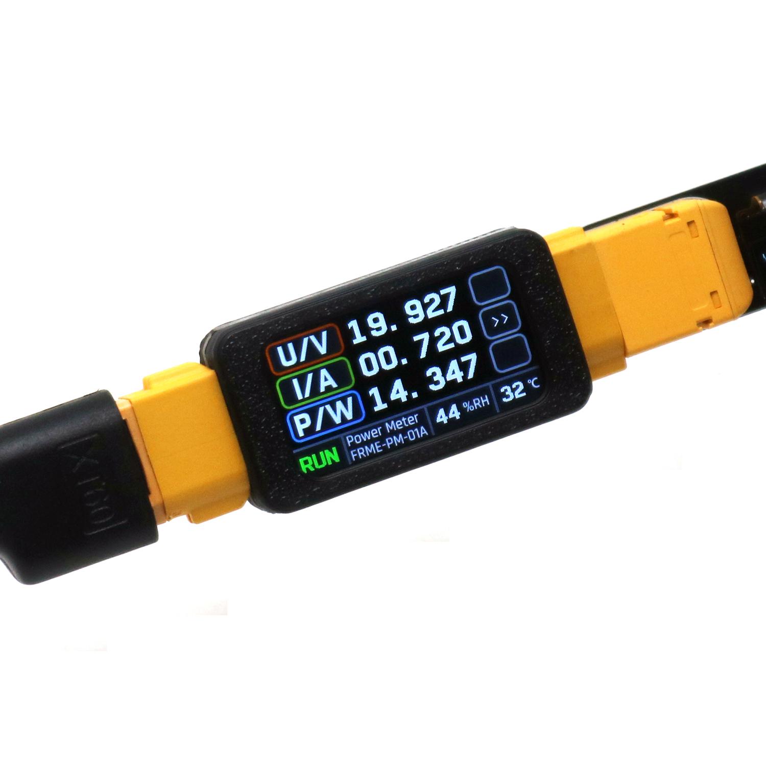 Drone Battery Voltage Checker - XT60 60A双方向DC電源電圧電流計 ドローンRCバッテリー充電器 充電放電テスター デジタル電流計 温度計